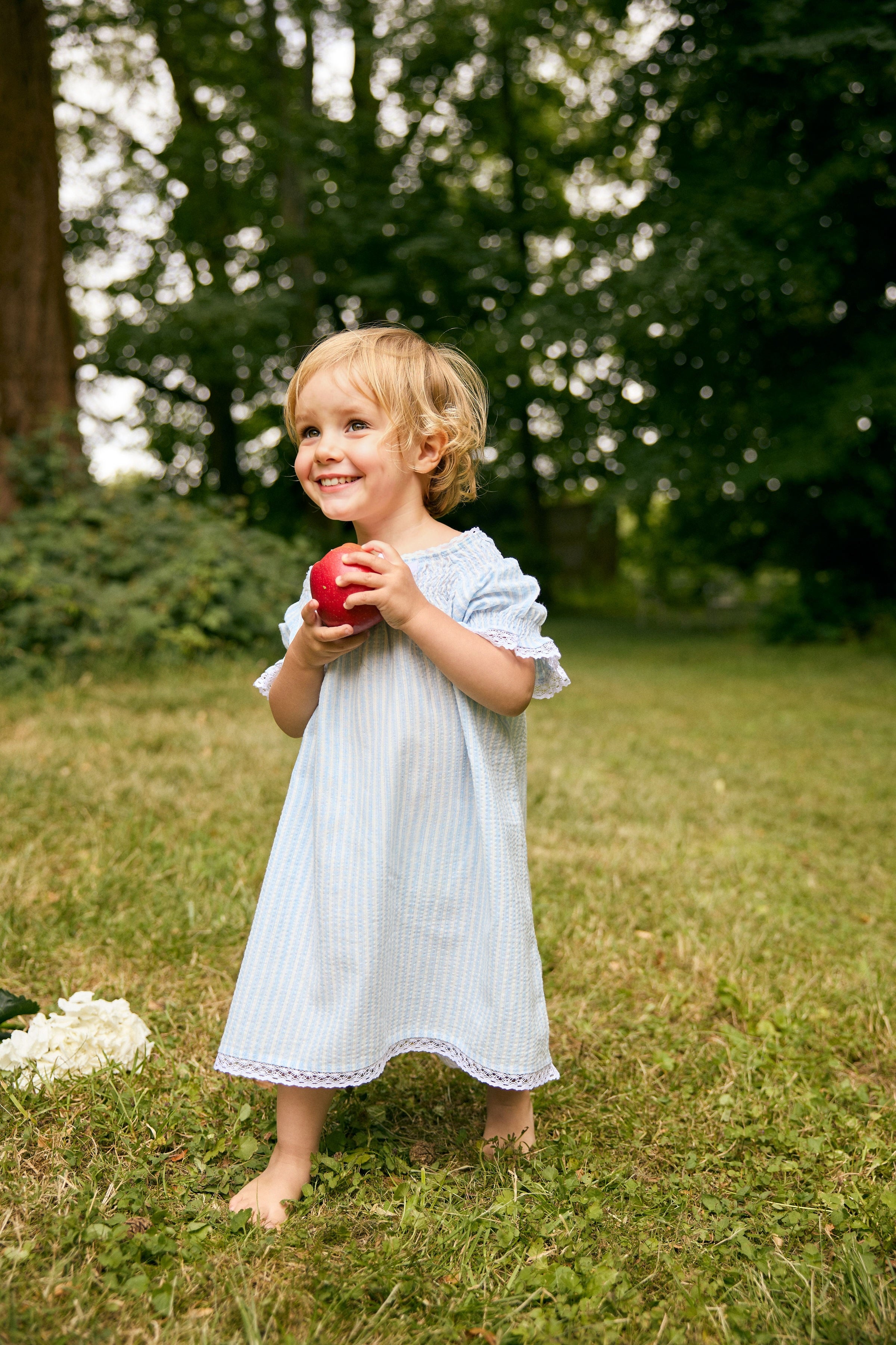 Blue stripped Odette dress