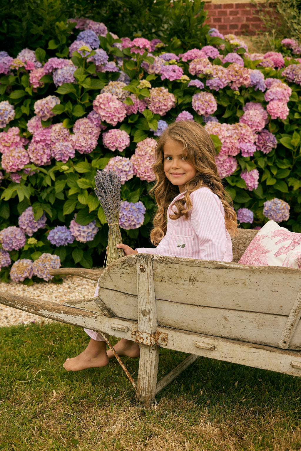 Pink Hydrangea Pajamas