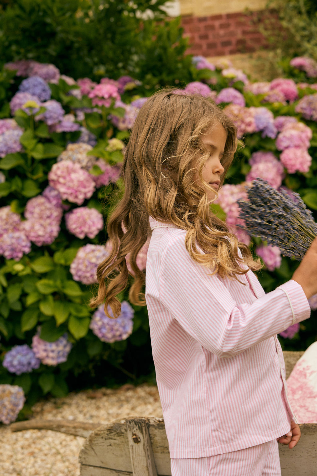 Pink Hydrangea Pajamas